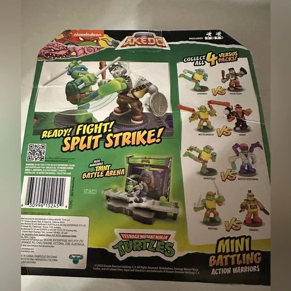 For Treasures Vintage Teenage Mutant Ninja Turtles Mini Battling Warriors - Picture 6 of 6